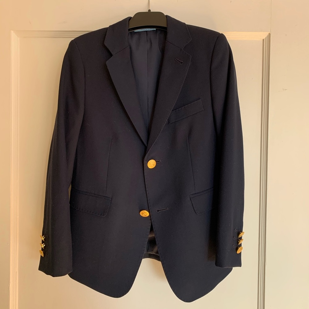 Vineyard Vines Boys Navy Blazer Size 7